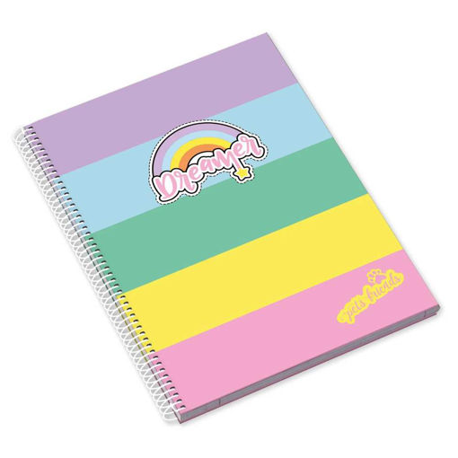 Picture of RAINBOW DREAMER A4 SPIRAL NOTEBOOK 80 SHEETS